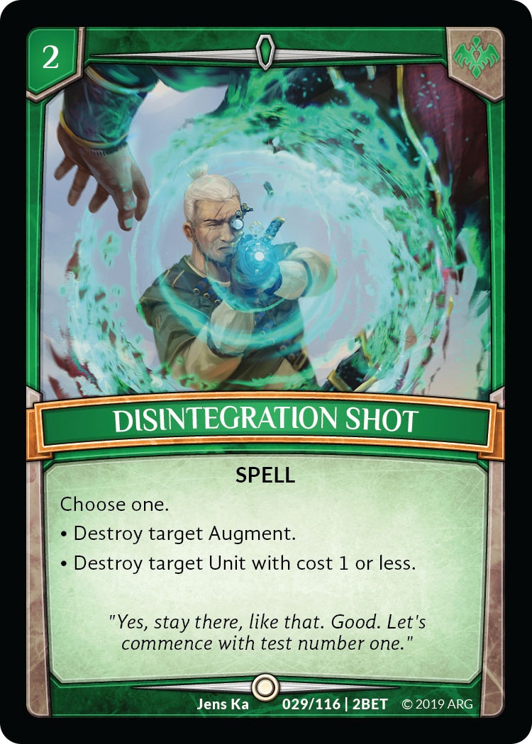 Image for Disintegration Shot (Betrayal) (29/116 | 2BET) - Argent Saga TCG