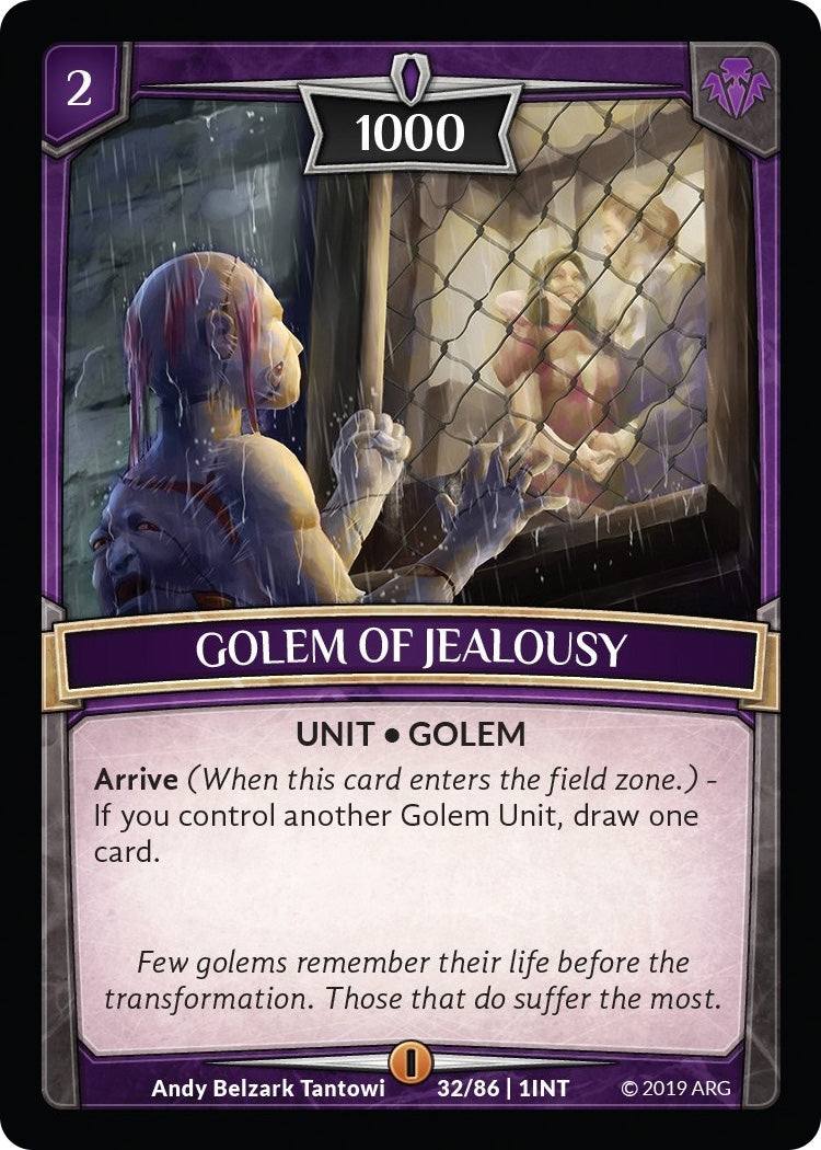 Image for Golem of Jealousy (Intro Decks - 2019) (32/86 | 1INT) - Argent Saga TCG