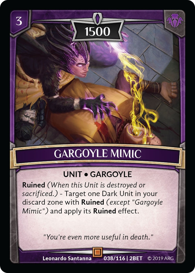 Image for Gargoyle Mimic (Betrayal) (38/116 | 2BET) - Argent Saga TCG