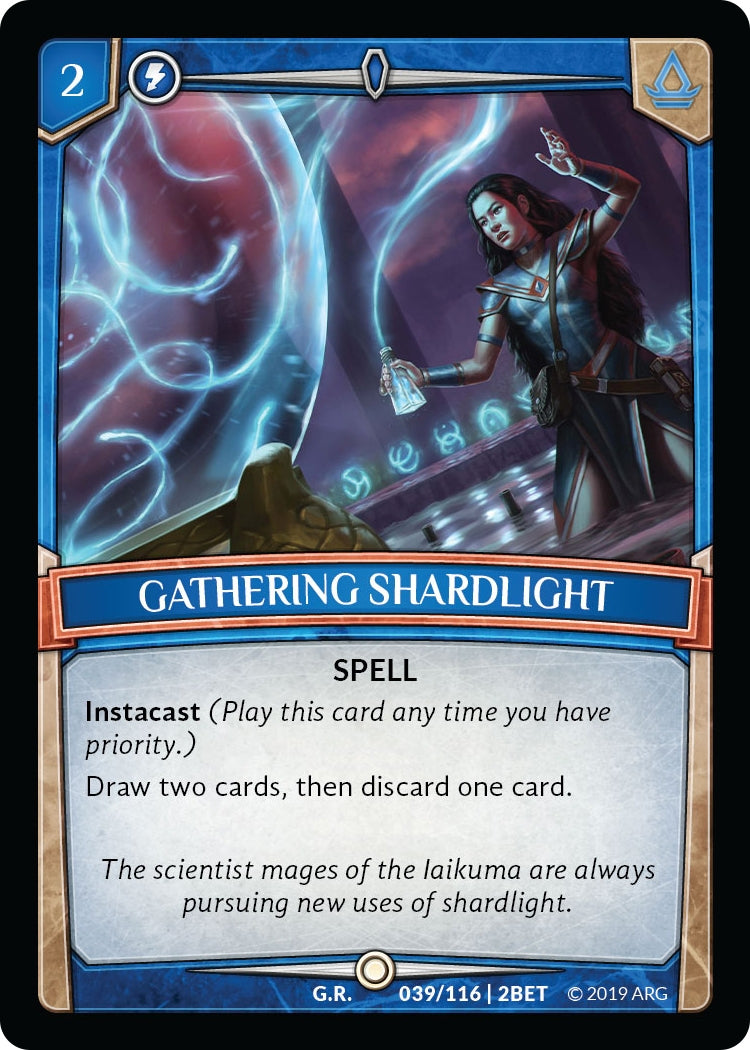 Image for Gathering Shardlight (Betrayal) (39/116 | 2BET) - Argent Saga TCG