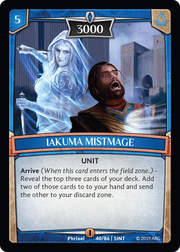 Image for Iakuma Mistmage (Intro Decks - 2019) (40/86 | 1INT) - Argent Saga TCG