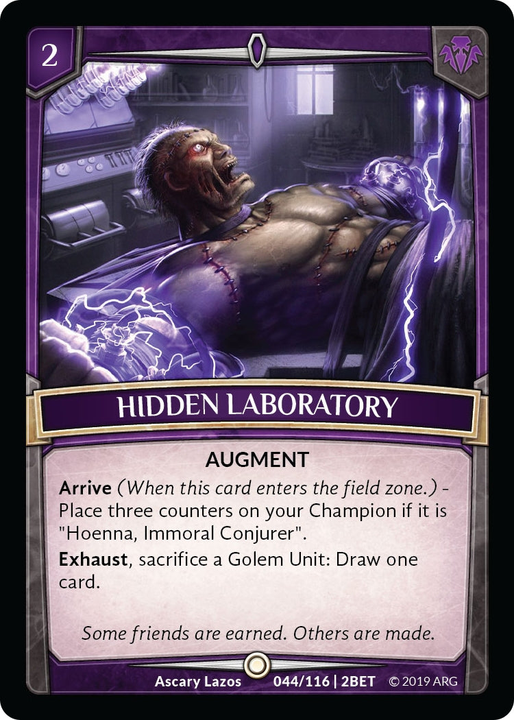 Image for Hidden Laboratory (Betrayal) (44/116 | 2BET) - Argent Saga TCG