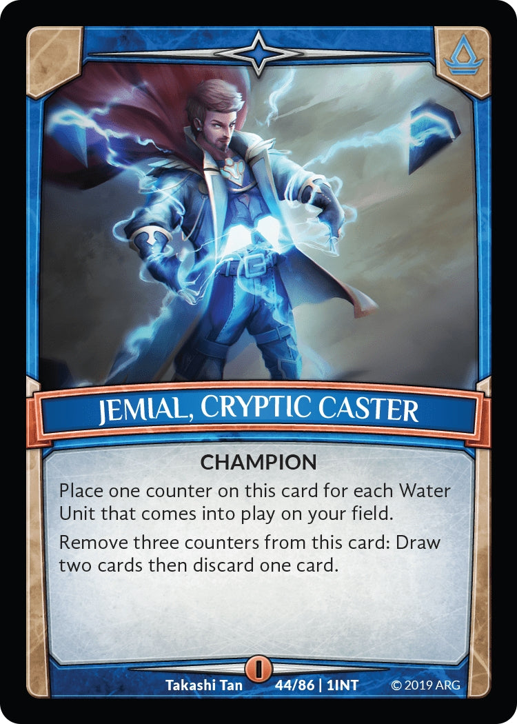 Image for Jemial, Cryptic Caster (Intro Decks - 2019) (44/86 | 1INT) - Argent Saga TCG