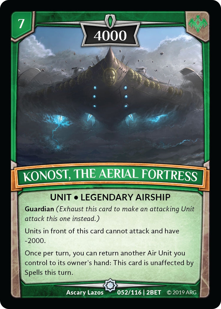 Image for Konost, the Aerial Fortress (Betrayal) (52/116 | 2BET) - Argent Saga TCG
