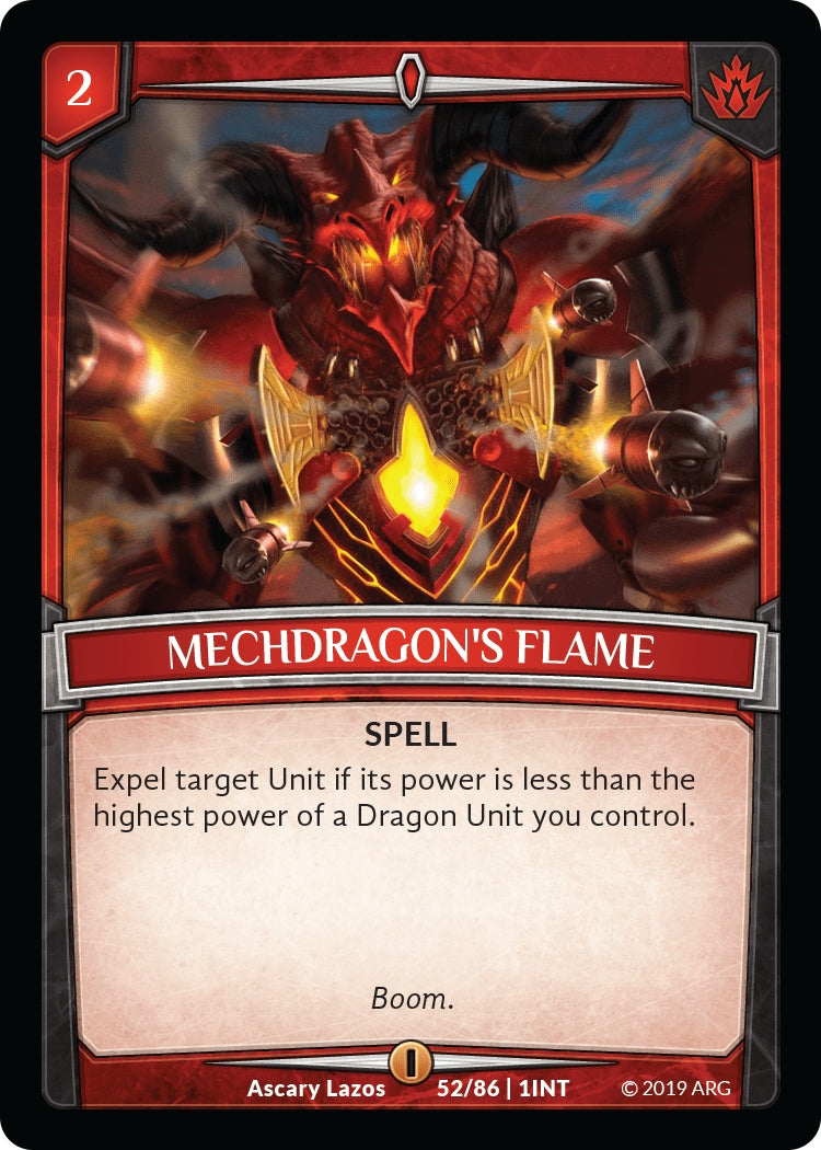 Image for Mechdragon's Flame (Intro Decks - 2019) (52/86 | 1INT) - Argent Saga TCG