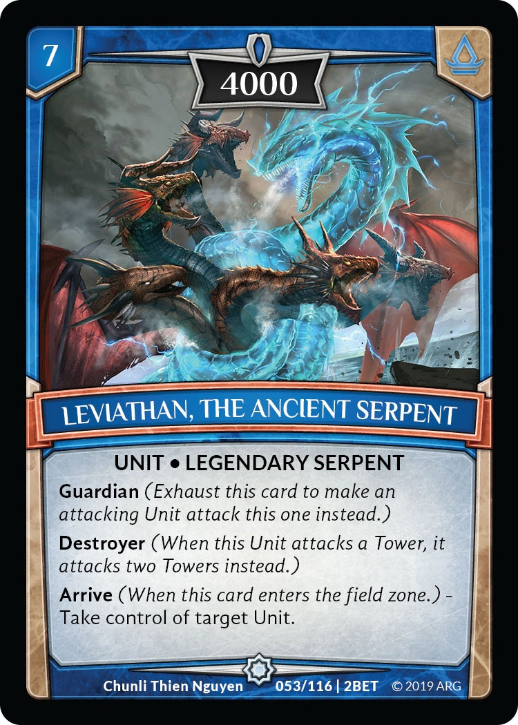 Image for Leviathan, the Ancient Serpent (Betrayal) (53/116 | 2BET) - Argent Saga TCG