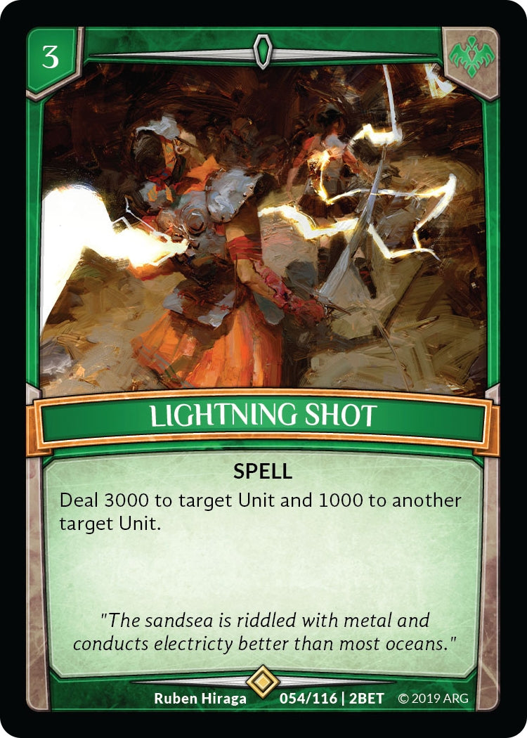 Image for Lightning Shot (Betrayal) (54/116 | 2BET) - Argent Saga TCG