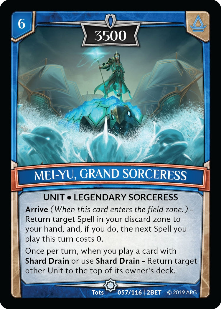 Image for Mei-Yu, Grand Sorceress (Betrayal) (57/116 | 2BET) - Argent Saga TCG