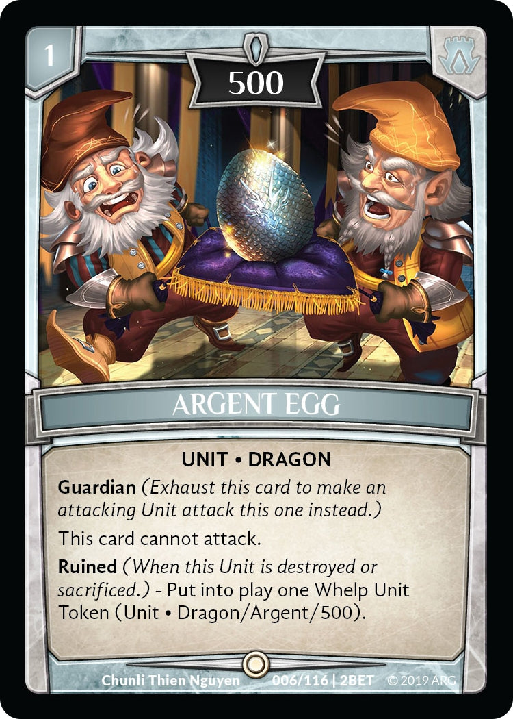 Image for Argent Egg (Betrayal) (6/116 | 2BET) - Argent Saga TCG