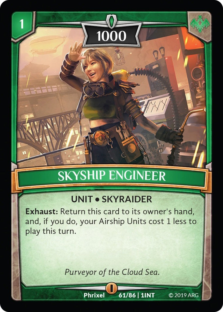Image for Skyship Engineer (Intro Decks - 2019) (61/86 | 1INT) - Argent Saga TCG