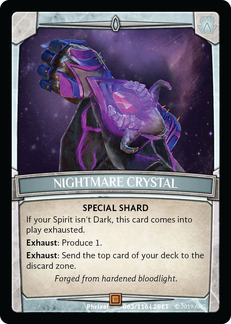 Image for Nightmare Crystal (Betrayal) (63/116 | 2BET) - Argent Saga TCG