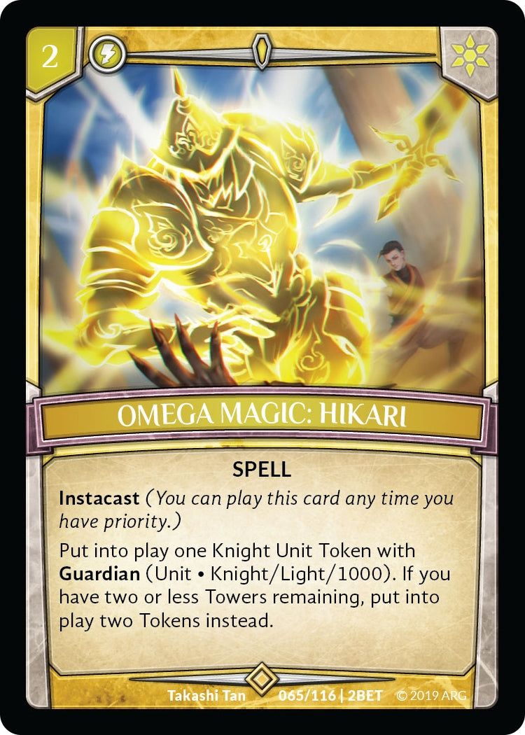 Image for Omega Magic: Hikari (Betrayal) (65/116 | 2BET) - Argent Saga TCG
