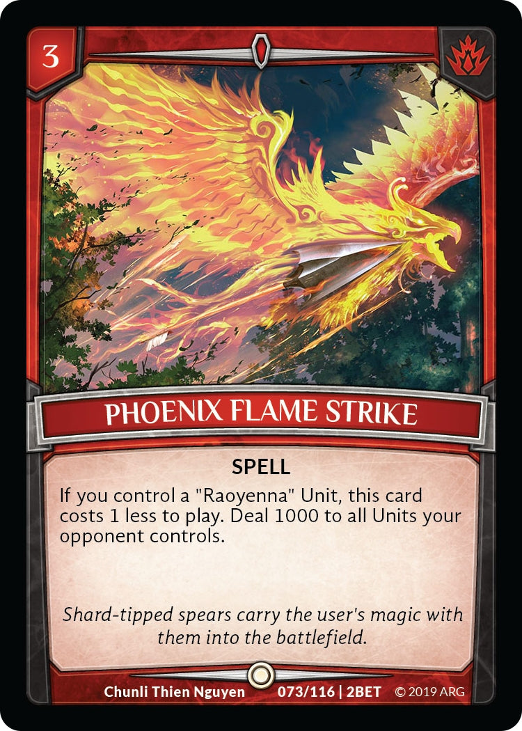 Image for Phoenix Flame Strike (Betrayal) (73/116 | 2BET) - Argent Saga TCG
