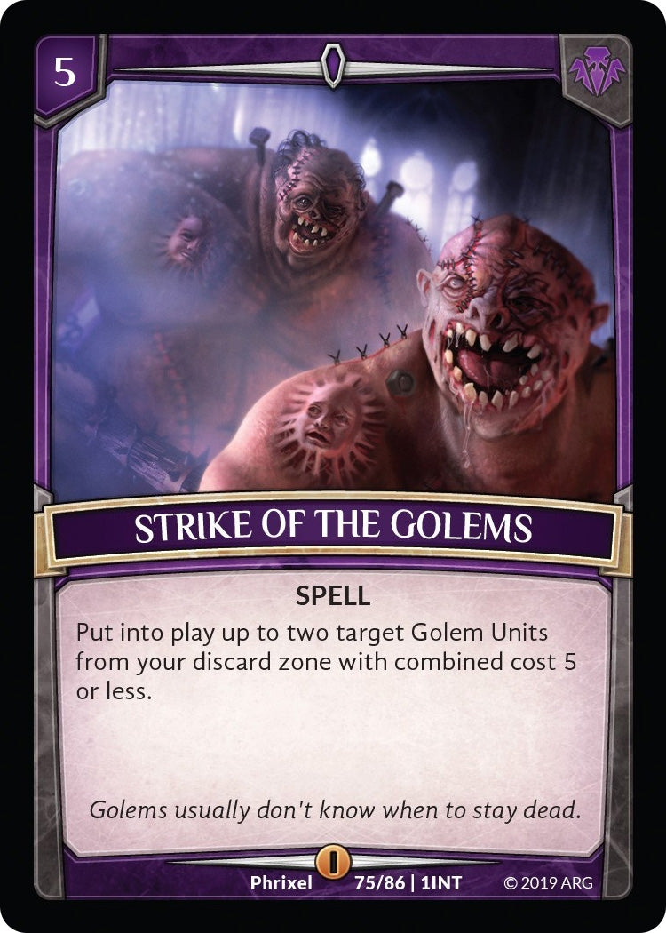 Image for Strike of the Golems (Intro Decks - 2019) (75/86 | 1INT) - Argent Saga TCG