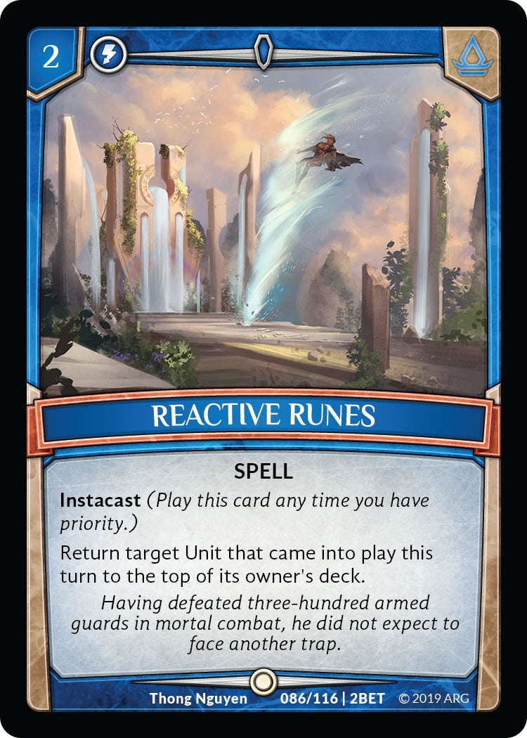 Image for Reactive Runes (Betrayal) (86/116 | 2BET) - Argent Saga TCG