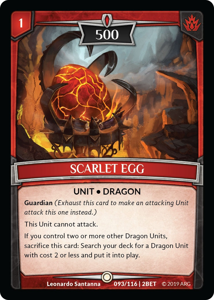Image for Scarlet Egg (Betrayal) (93/116 | 2BET) - Argent Saga TCG