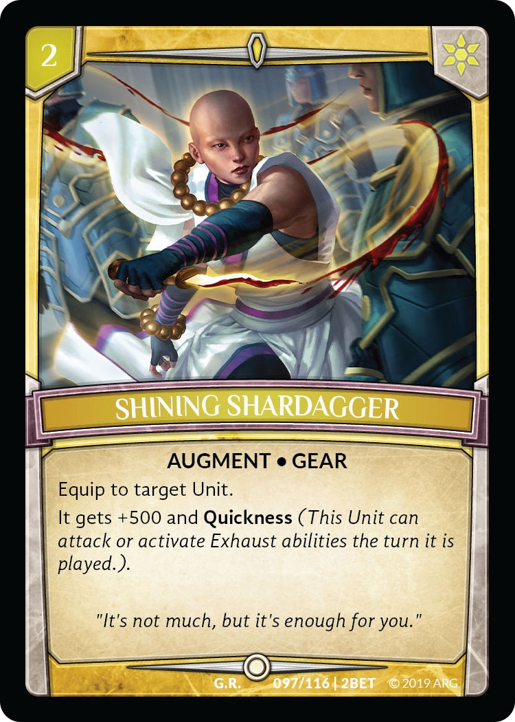 Image for Shining Shardagger (Betrayal) (97/116 | 2BET) - Argent Saga TCG