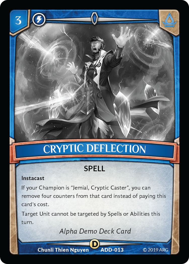 Image for Cryptic Deflection (Alpha Demo Intro Decks) (ADD-013) - Argent Saga TCG