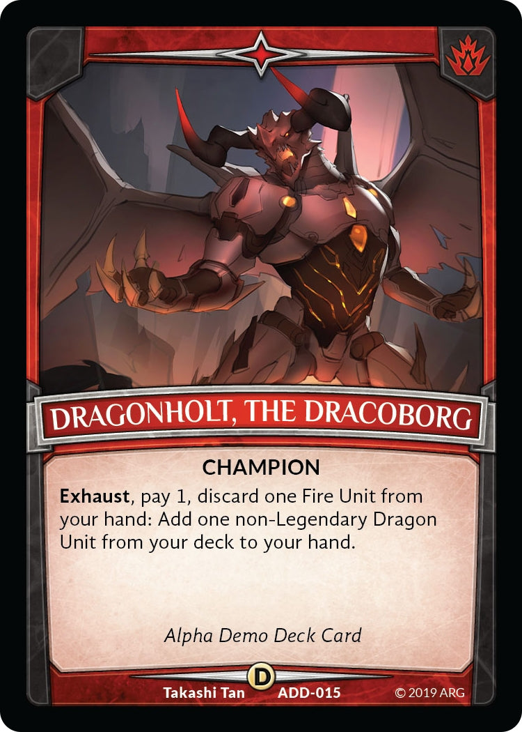 Image for Dragonholt, the Dracoborg (Alpha Demo Intro Decks) (ADD-015) - Argent Saga TCG