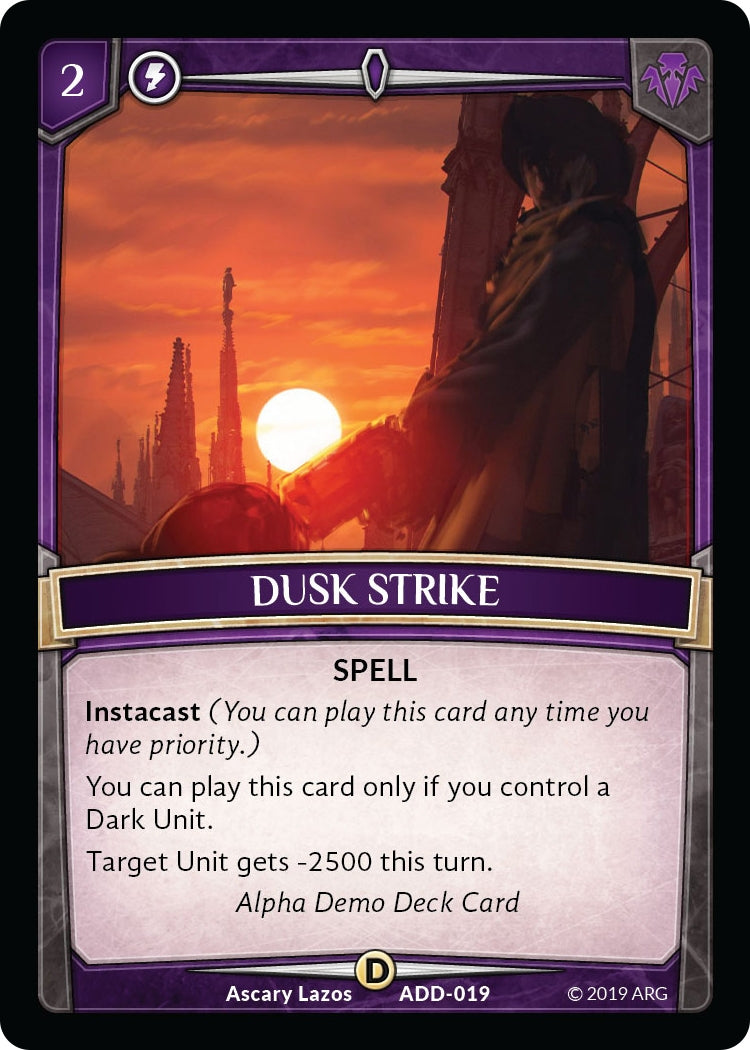 Image for Dusk Strike (Alpha Demo Intro Decks) (ADD-019) - Argent Saga TCG