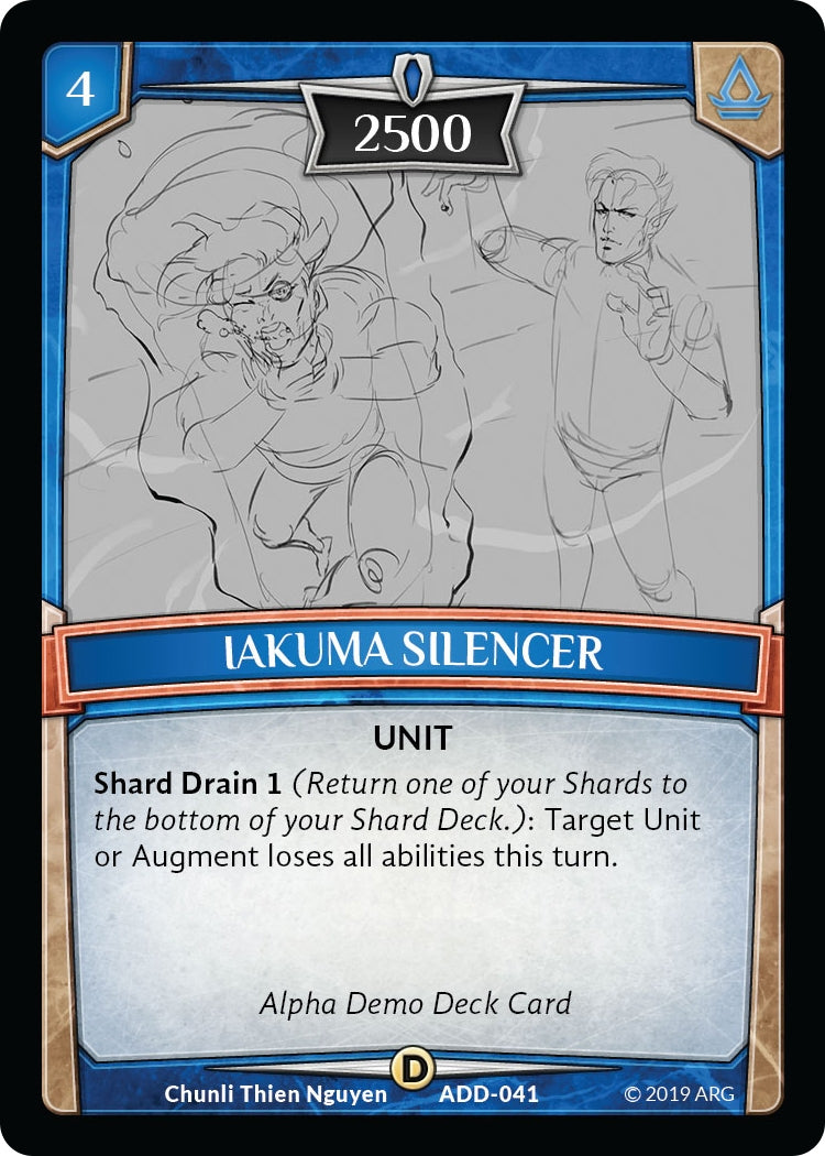 Image for Iakuma Silencer (Alpha Demo Intro Decks) (ADD-041) - Argent Saga TCG