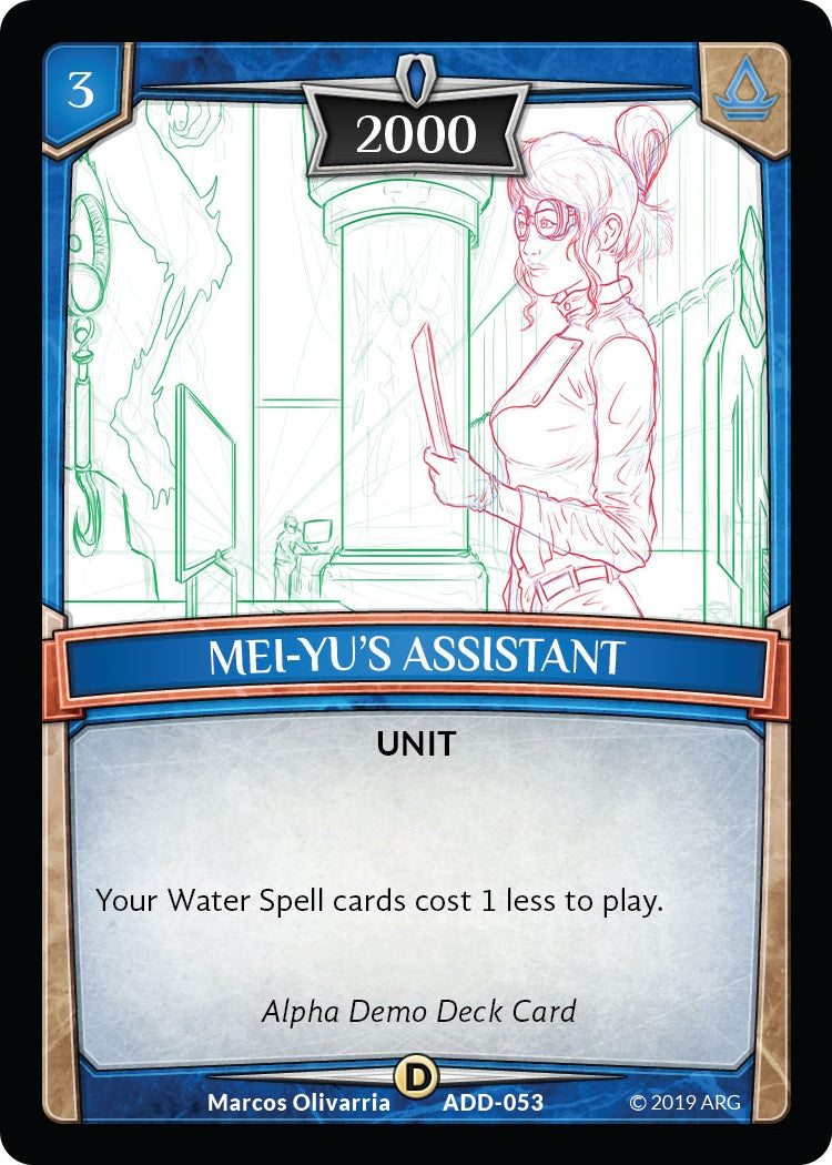 Image for Mei-Yu's Assistant (Alpha Demo Intro Decks) (ADD-053) - Argent Saga TCG