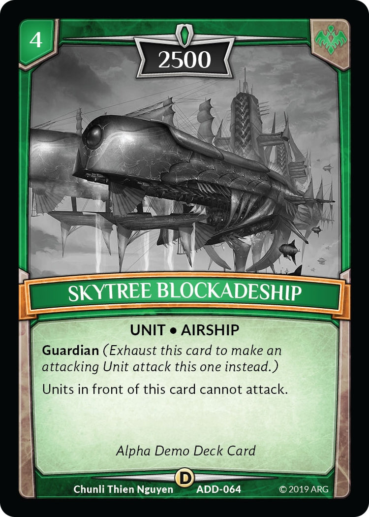 Image for Skytree Blockadeship (Alpha Demo Intro Decks) (ADD-064) - Argent Saga TCG
