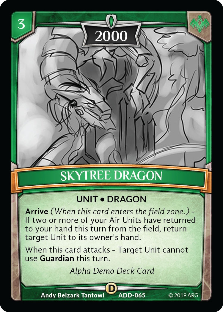 Image for Skytree Dragon (Alpha Demo Intro Decks) (ADD-065) - Argent Saga TCG