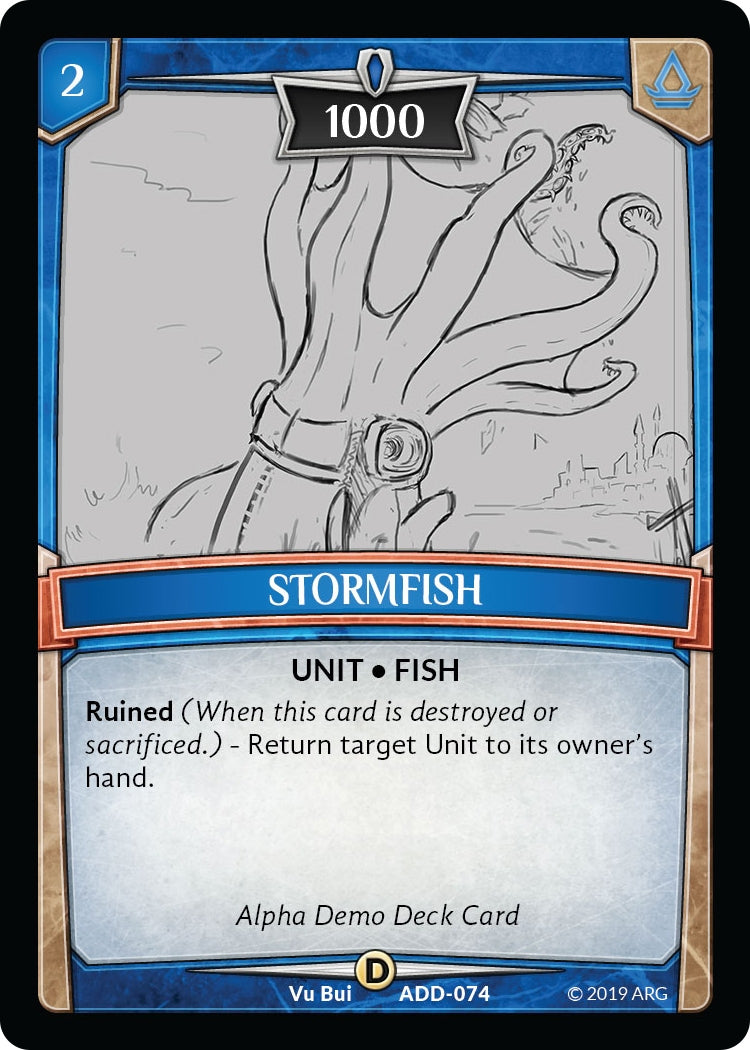 Image for Stormfish (Alpha Demo Intro Decks) (ADD-074) - Argent Saga TCG