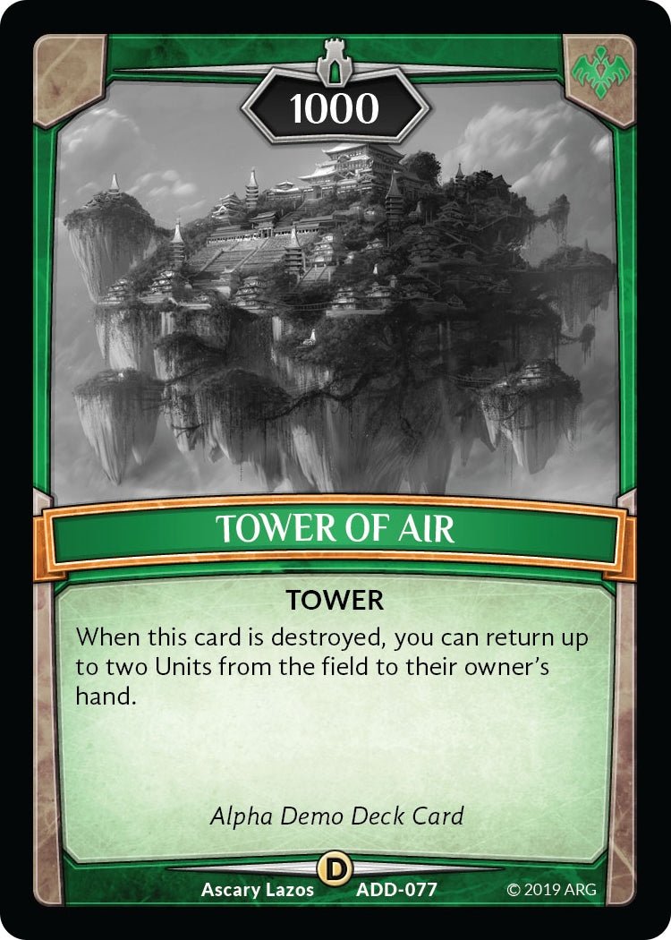 Image for Tower of Air (Alpha Demo Intro Decks) (ADD-077) - Argent Saga TCG
