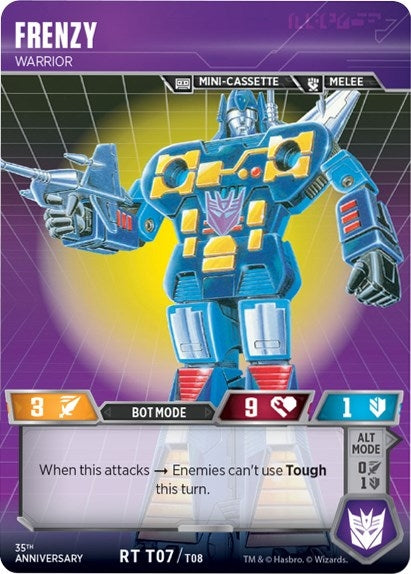 Image for Frenzy - Warrior (Blaster VS Soundwave Box Set 35th Anniversary Edition) (T07/T08) - Transformers TCG
