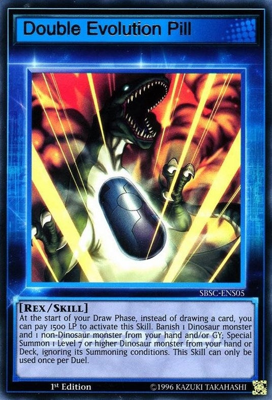 Image for Double Evolution Pill (Skill Card) (Speed Duel: Scars of Battle) (SBSC-ENS05) - YuGiOh
