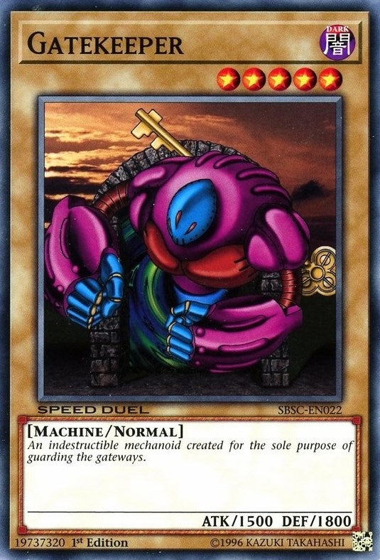Image for Gatekeeper (Speed Duel: Scars of Battle) (SBSC-EN022) - YuGiOh