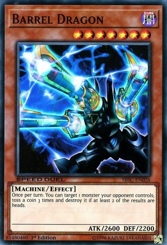 Image for Barrel Dragon (Speed Duel: Scars of Battle) (SBSC-EN026) - YuGiOh