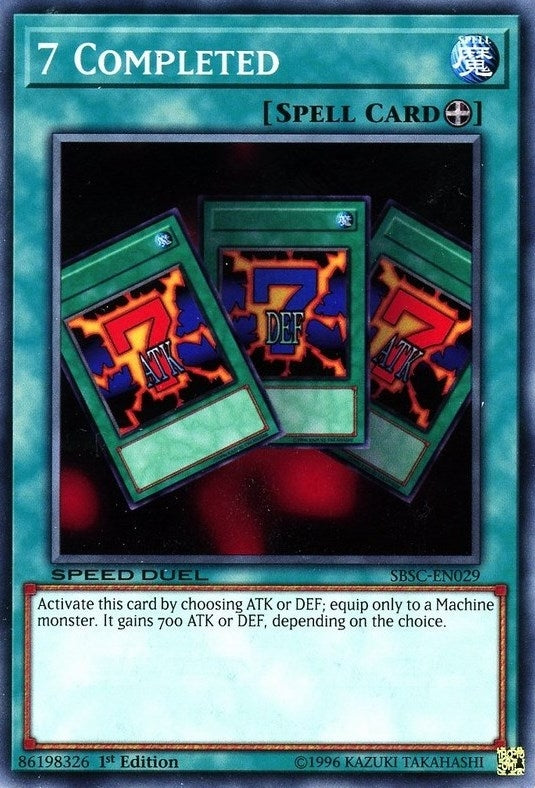 Image for 7 Completed (Speed Duel: Scars of Battle) (SBSC-EN029) - YuGiOh