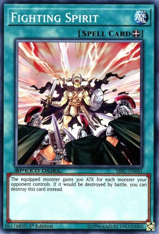 Image for Fighting Spirit (Speed Duel: Scars of Battle) (SBSC-EN041) - YuGiOh