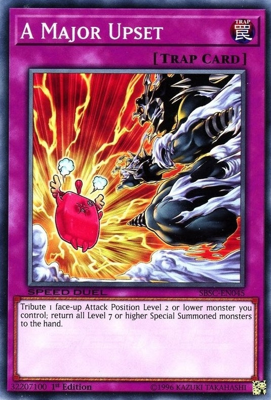 Image for A Major Upset (Speed Duel: Scars of Battle) (SBSC-EN045) - YuGiOh