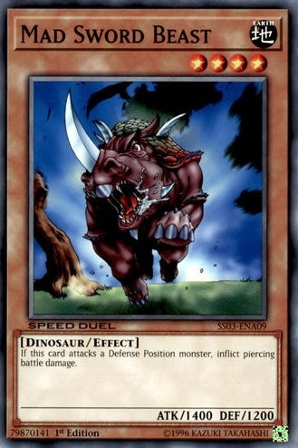 Image for Mad Sword Beast (Speed Duel Decks: Ultimate Predators) (SS03-ENA09) - YuGiOh