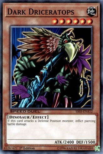 Image for Dark Driceratops (Speed Duel Decks: Ultimate Predators) (SS03-ENA12) - YuGiOh