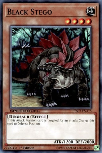 Image for Black Stego (Speed Duel Decks: Ultimate Predators) (SS03-ENA15) - YuGiOh