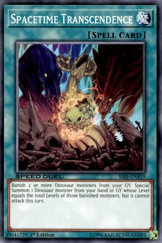 Image for Spacetime Transcendence (Speed Duel Decks: Ultimate Predators) (SS03-ENA19) - YuGiOh