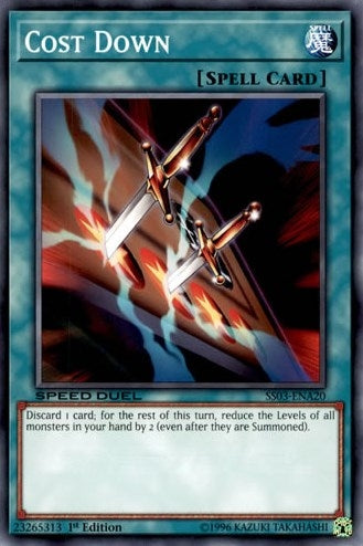 Image for Cost Down (Speed Duel Decks: Ultimate Predators) (SS03-ENA20) - YuGiOh