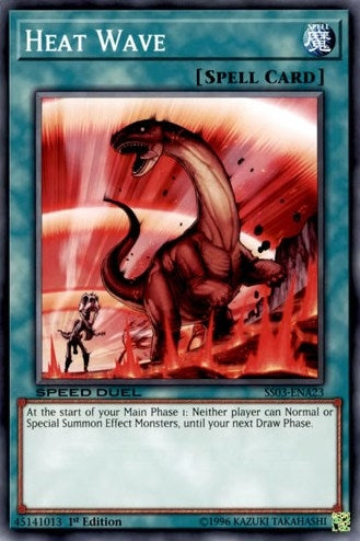 Image for Heat Wave (Speed Duel Decks: Ultimate Predators) (SS03-ENA23) - YuGiOh