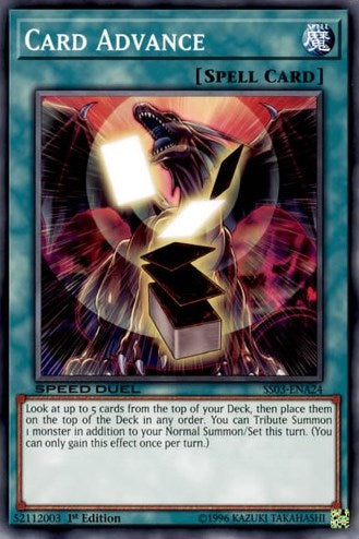 Image for Card Advance (Speed Duel Decks: Ultimate Predators) (SS03-ENA24) - YuGiOh