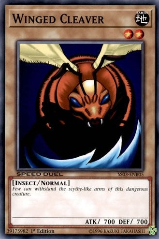 Image for Winged Cleaver (Speed Duel Decks: Ultimate Predators) (SS03-ENB05) - YuGiOh