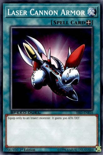 Image for Laser Cannon Armor (Speed Duel Decks: Ultimate Predators) (SS03-ENB16) - YuGiOh