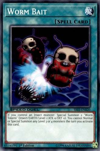 Image for Worm Bait (Speed Duel Decks: Ultimate Predators) (SS03-ENB20) - YuGiOh