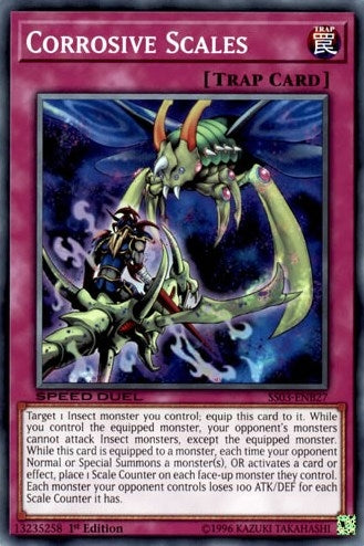 Image for Corrosive Scales (Speed Duel Decks: Ultimate Predators) (SS03-ENB27) - YuGiOh
