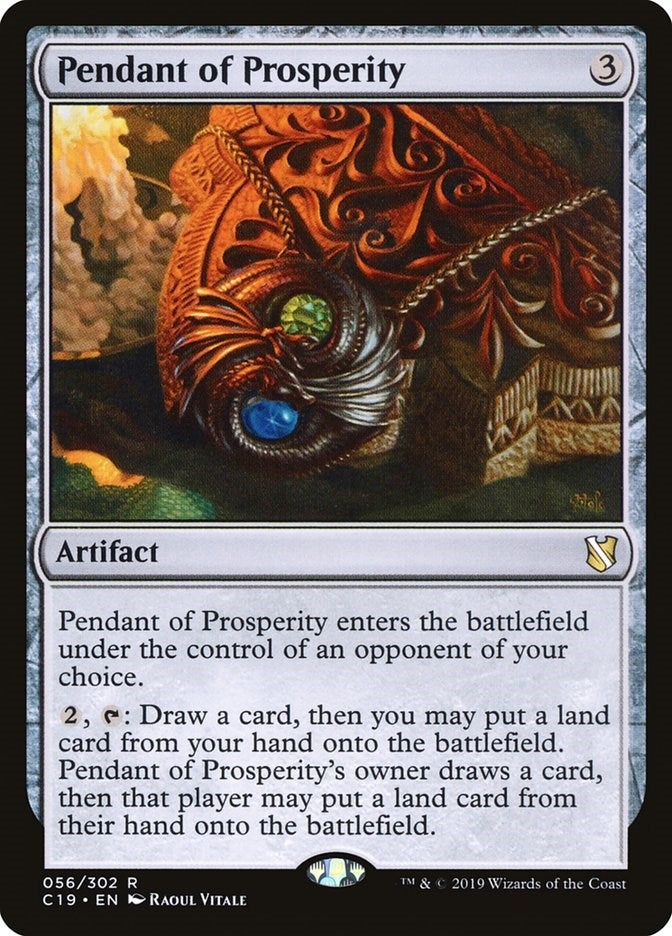 Image for Pendant of Prosperity (Commander 2019) (56) - Magic: The Gathering