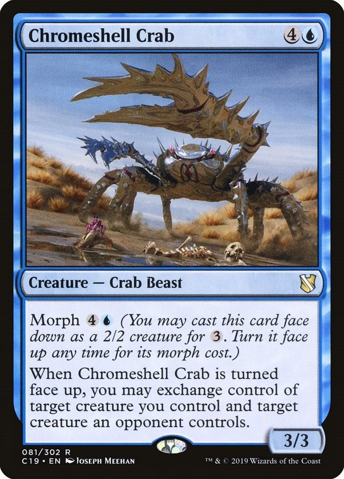 Image for Chromeshell Crab (Commander 2019) (81) - Magic: The Gathering